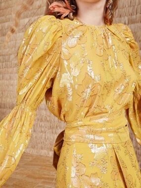Ulla Johnson Aster Top in Citrine